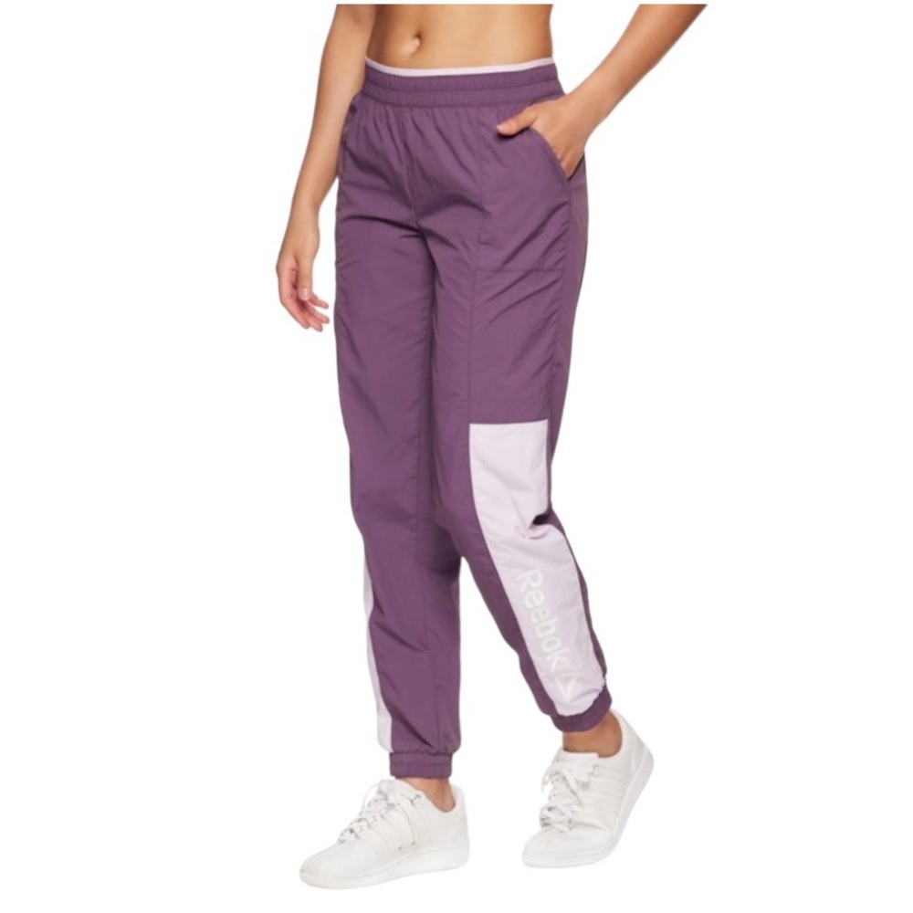 Reebok Focus Track Woven Pants Women’s Medium Vintage‎ Violet